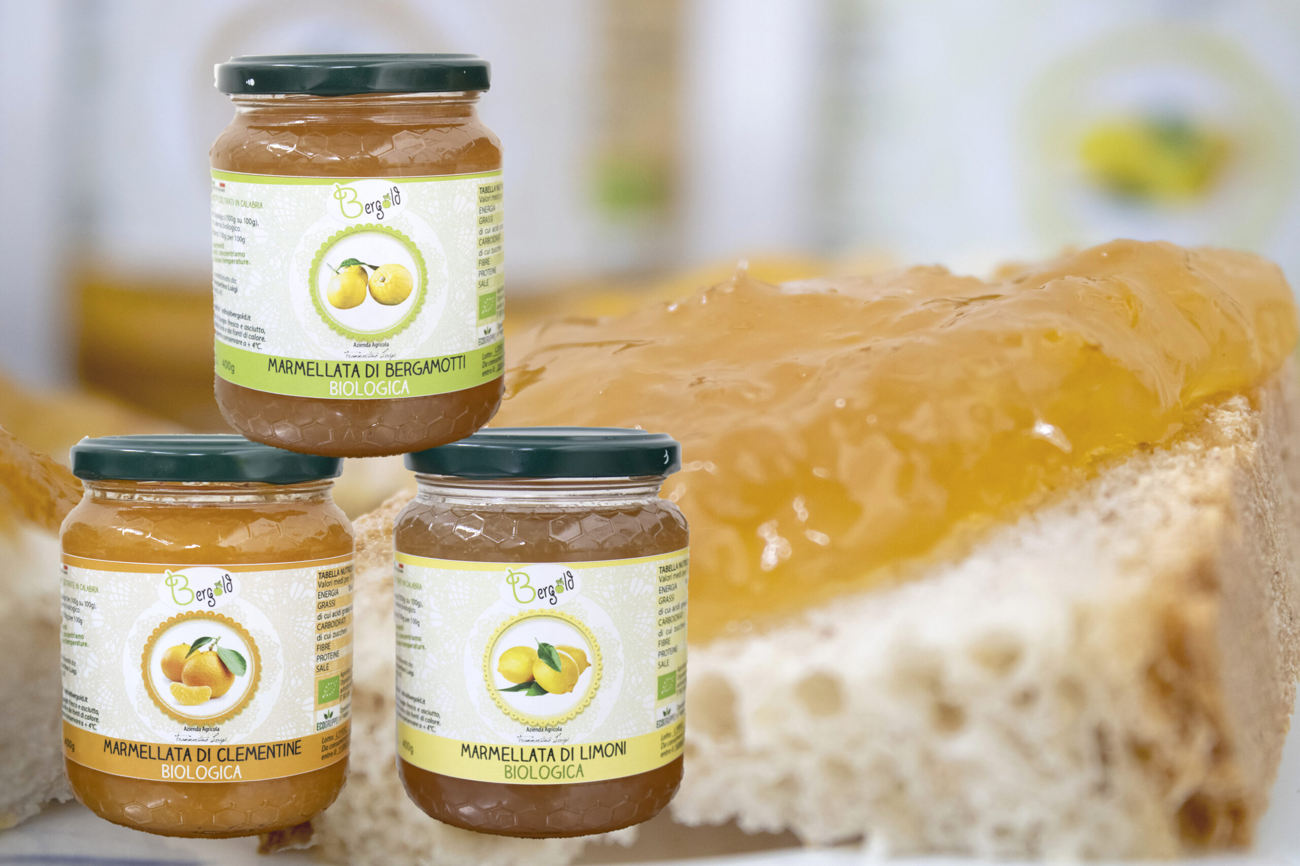 Vasetto di marmellata di bergamotto