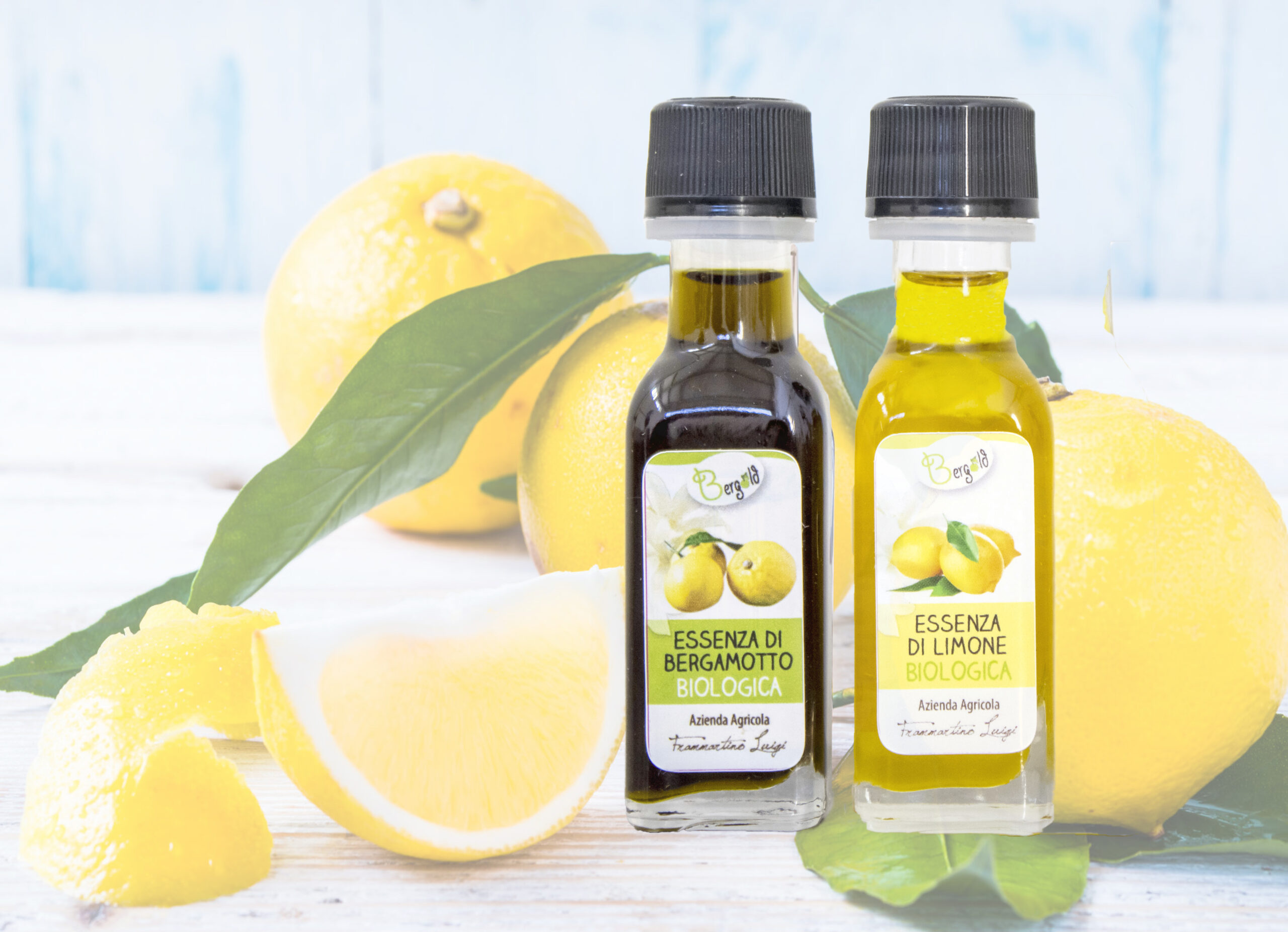 Boccetta di essenza di bergamotto