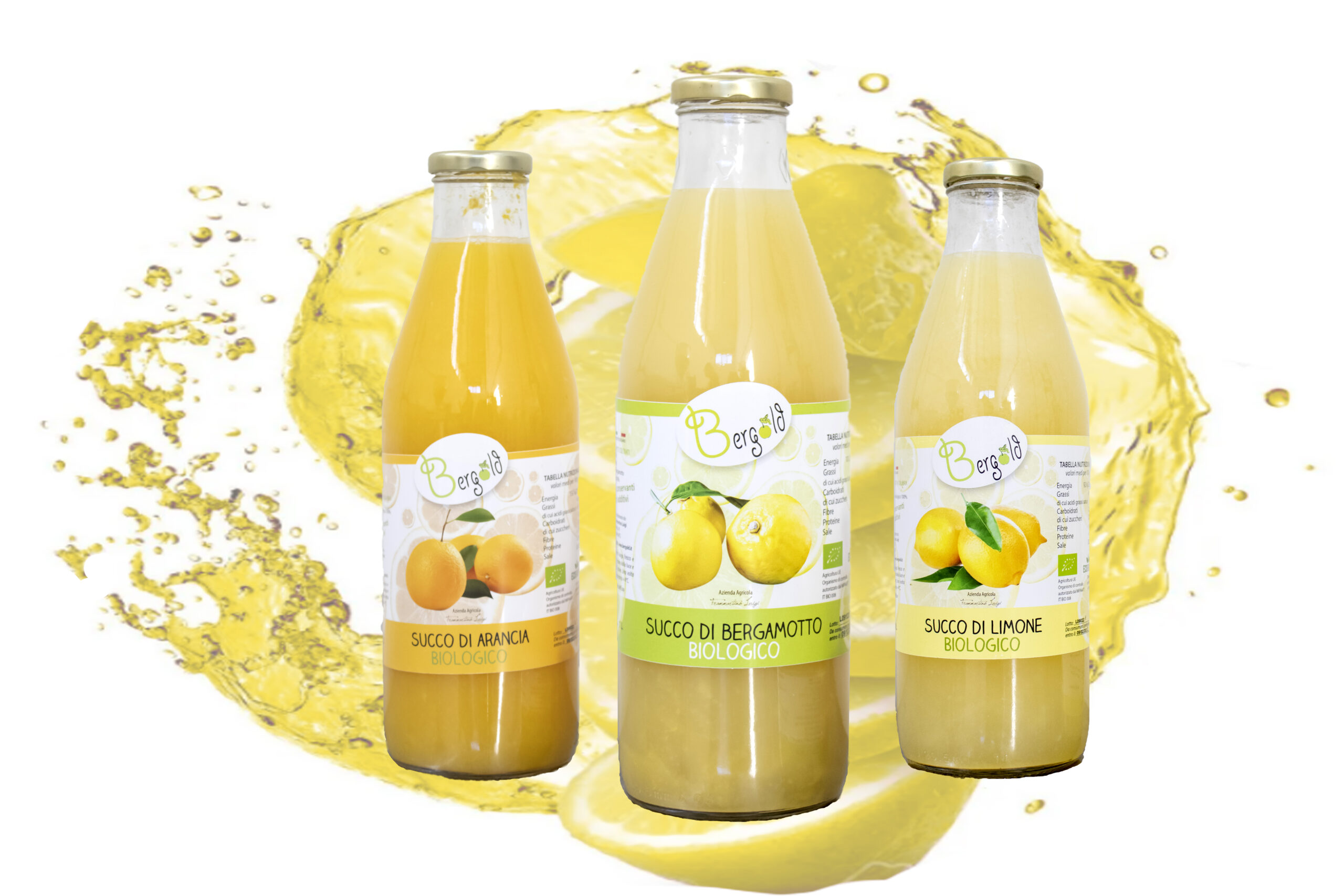 Bottiglia di succo di bergamotto